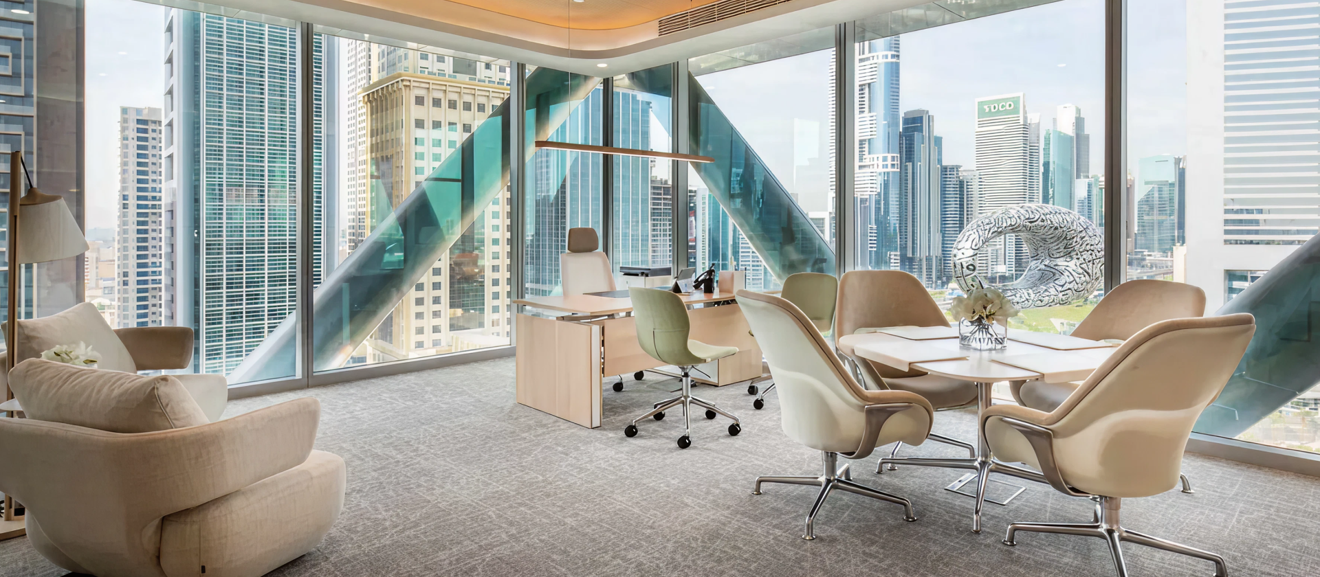 DIFC Headquarters: Interface flooring defines modern corporate workspace experience