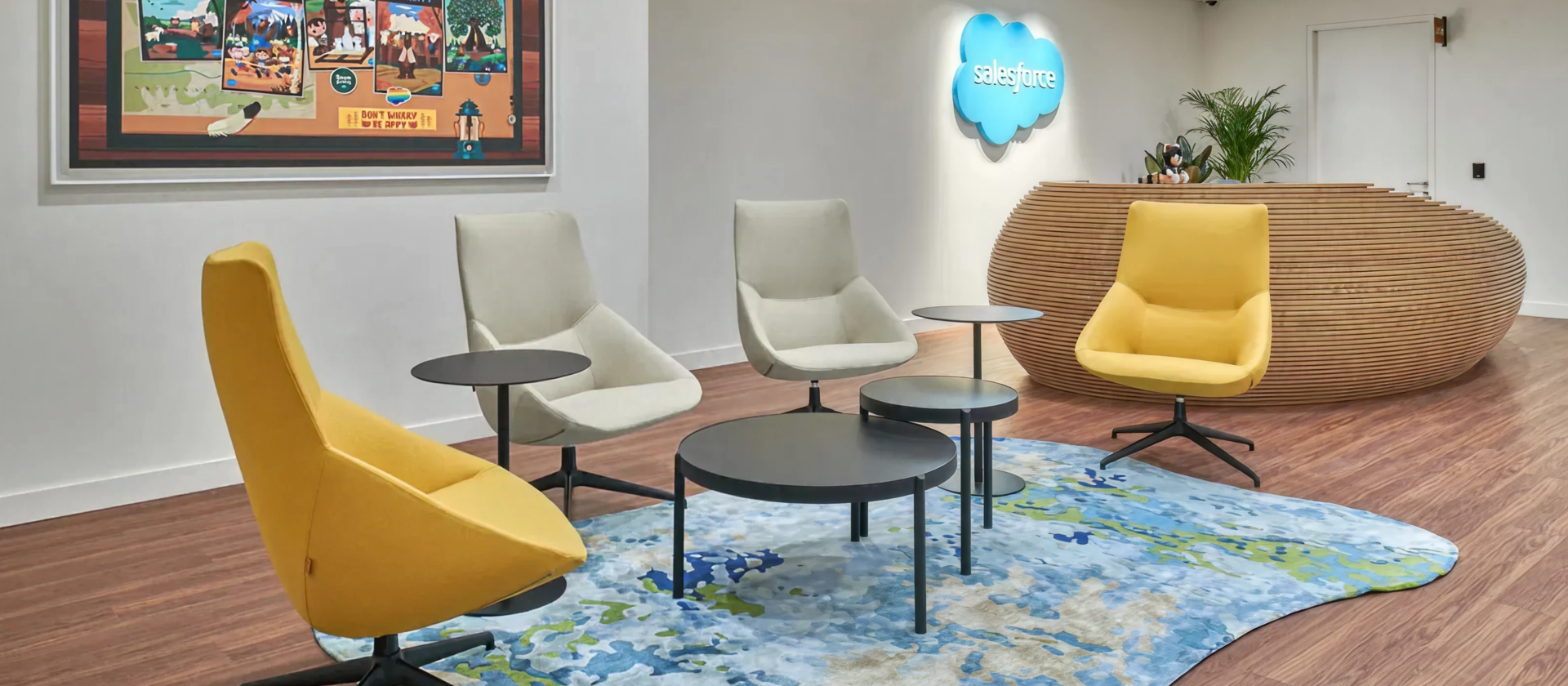 Salesforce Dubai: Biophilic flooring drives global workplace standards